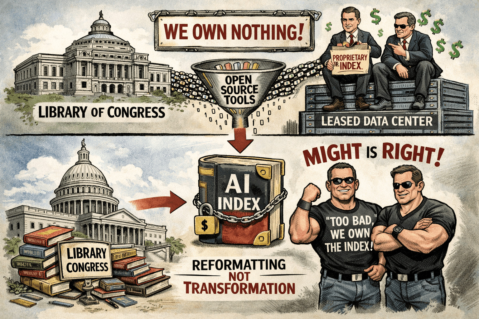 Grand Theft of Data by AI Systems