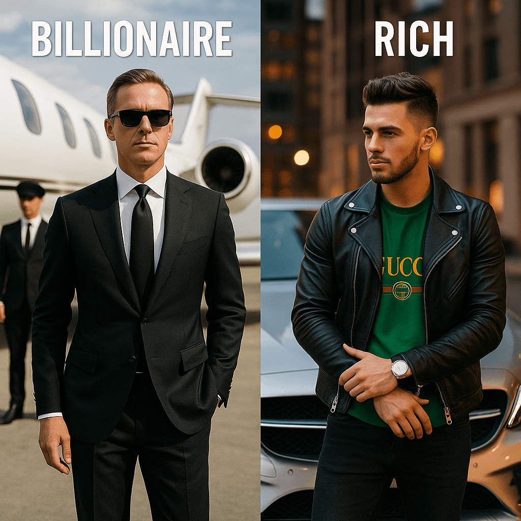 Not all Rich People would become Billionaires.