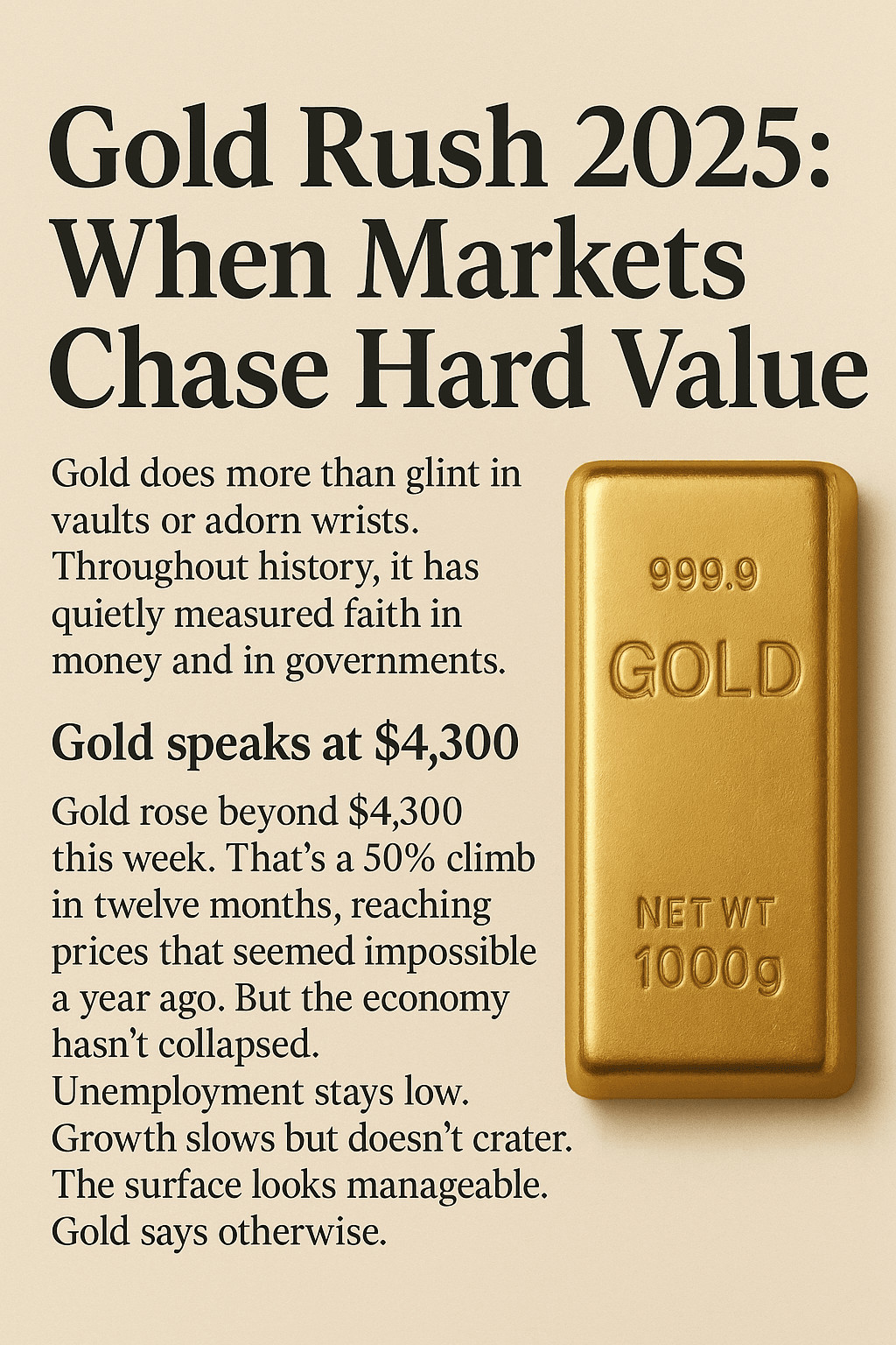 Gold Rush 2015: Mapping the trajectory of spectacular rise.
