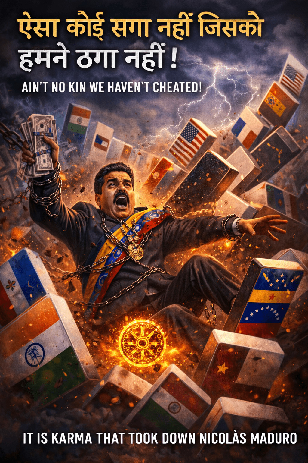 The Karma Hit the President Nicolas Maduro of Venezuela