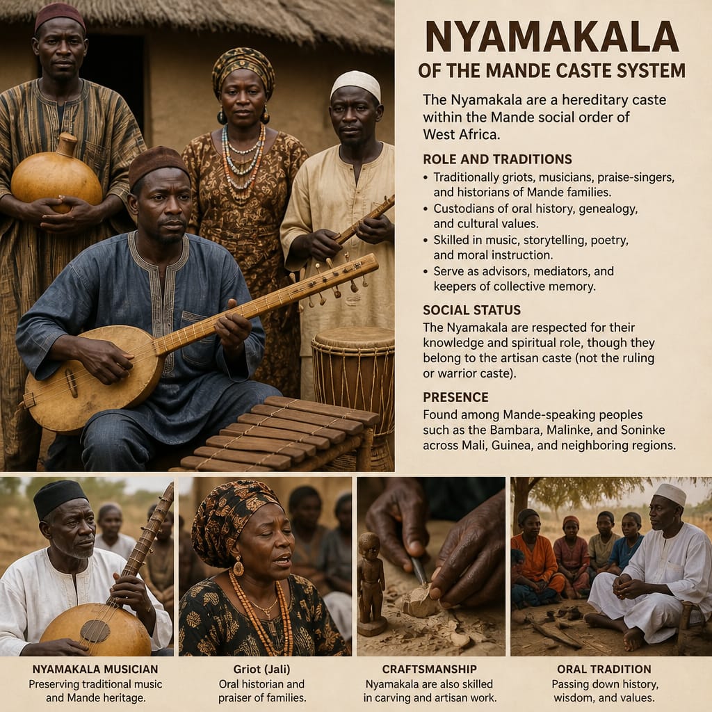 Caste systems of Africa: Nyamakala people of Mande Guild