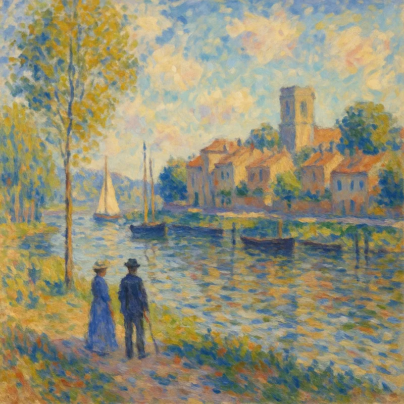 Claude as an Impressionist AI