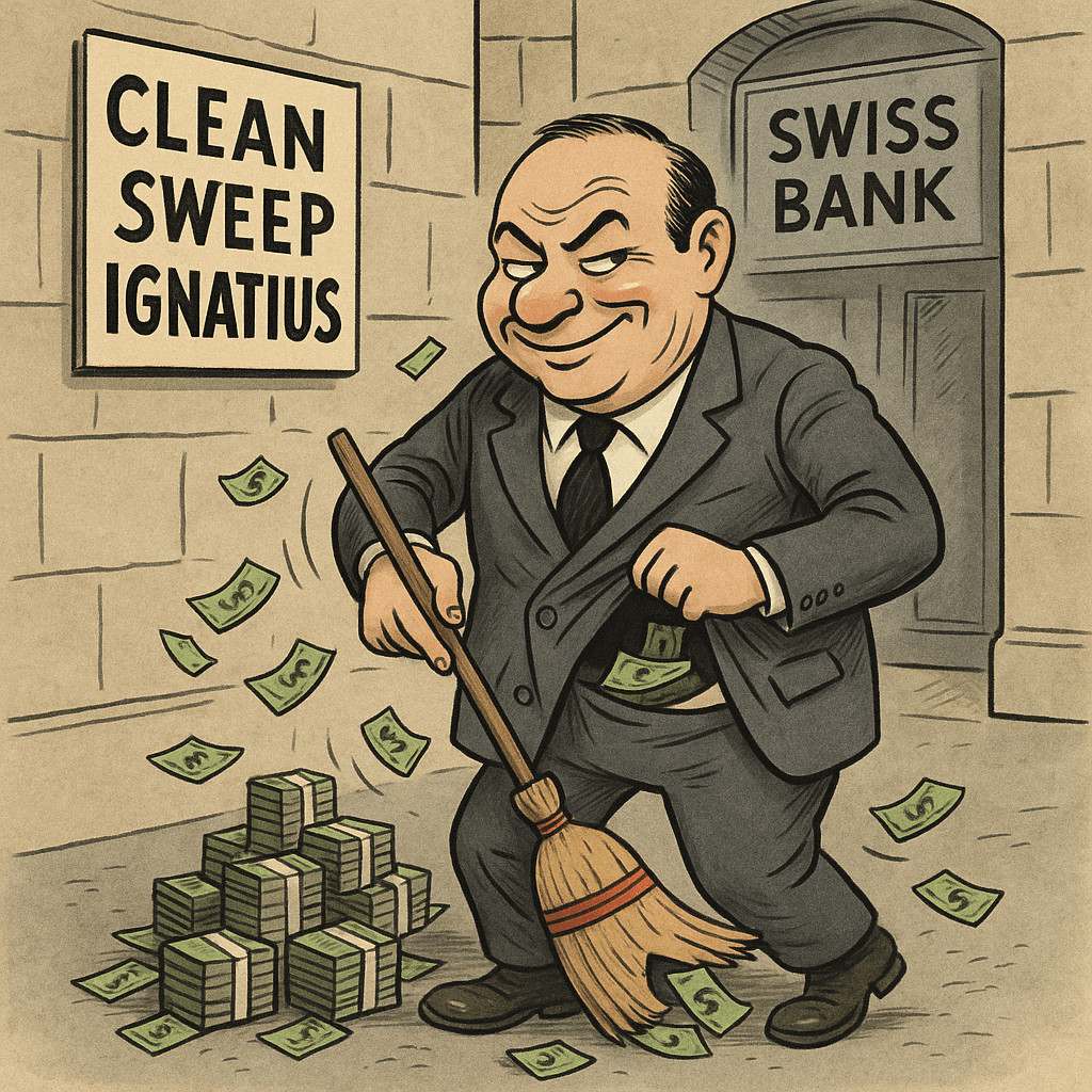 Clean sweep Ignatius and its inspiration from real life corruption