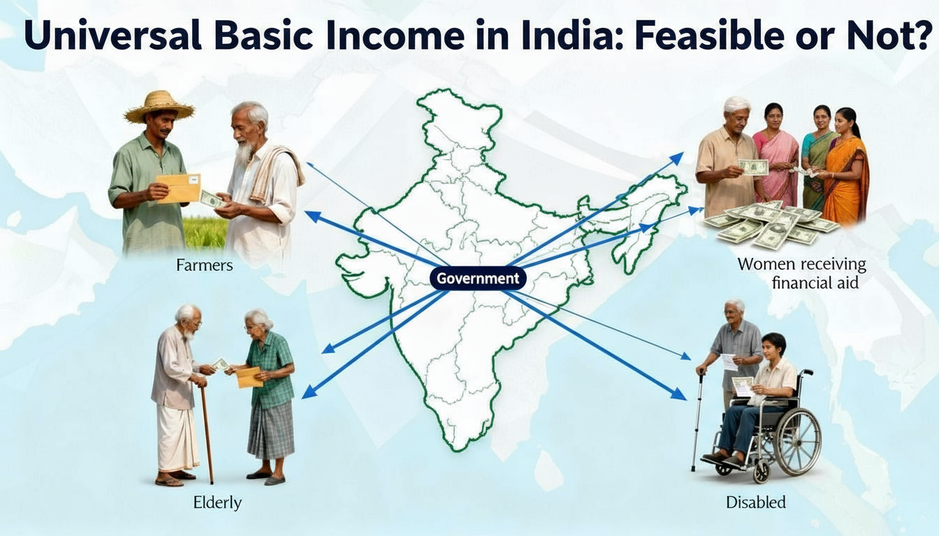 India’s Economic Growth with Hidden Universal Basic Income