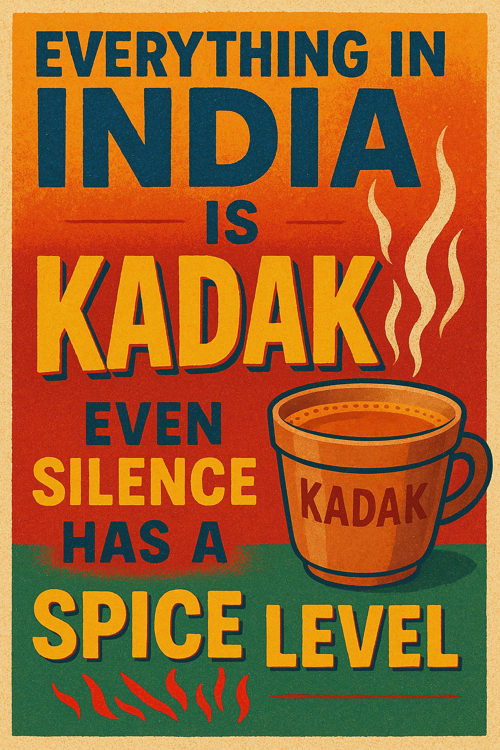 Why everything has to be kadak or strong in India