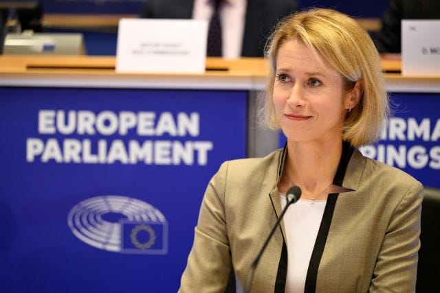 Kaja Kallas Vice President of EU Explains Security Vulnerability.