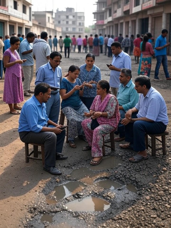 Why does India have such poor infrastructure at the local level?