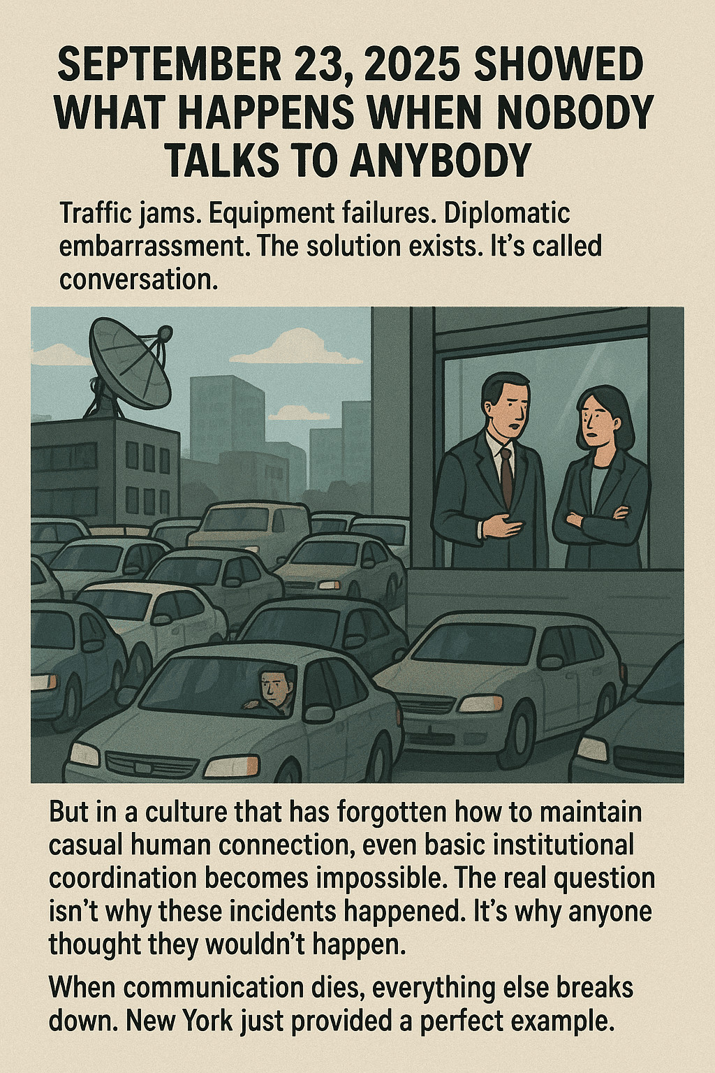 New York Incidents: A Comedy of Mis-Communication
