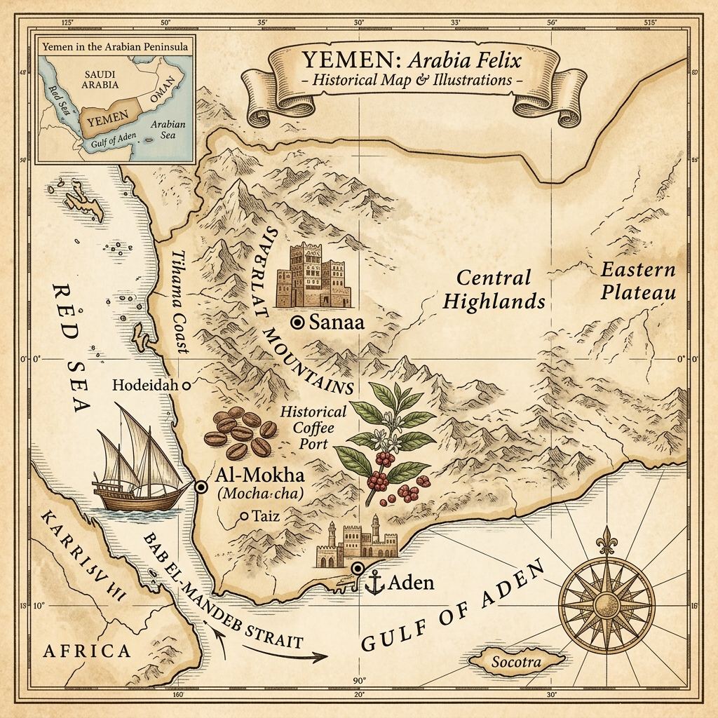 Yemen, the Arabia Felix, Then and Now